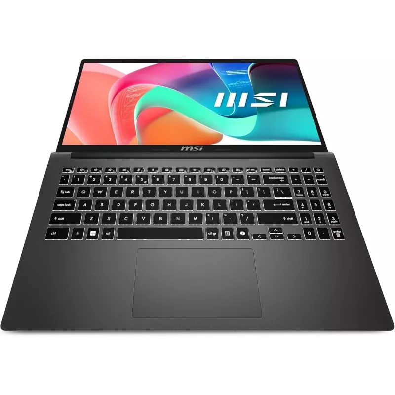 Nešiojamas kompiuteris MSI Modern 15 F13MG-802 — 15,6 colio Full HD, Intel Core i5-1334U, 16 GB RAM, 512 GB SSD, Intel Iris Xe, Windows 11 Home, pilka