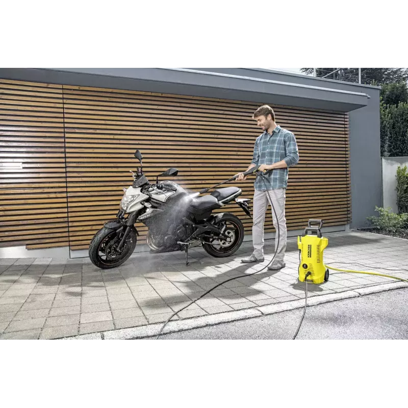 Aukšto slėgio plovimo įrenginys Karcher K 2 POWER CONTROL — elektrinis, 1400 W, 110 bar, 360 l/h, 5 m žarna