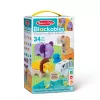 Statybinis žaislų rinkinys Spin Master Melissa & Doug Blockables Safari Playset – figūrėlės ir sukraunami blokeliai