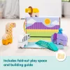 Statybinis žaislų rinkinys Spin Master Melissa & Doug Blockables Safari Playset – figūrėlės ir sukraunami blokeliai