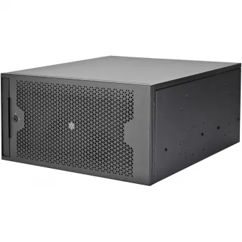SILVERSTONE korpusas RM53-502 — 19 colių serverio stovo korpusas, juodas