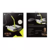 Xtrfy B1 Mouse Bungee LED pelės laikiklis su 4 prievadų USB 2.0 šakotuvu
