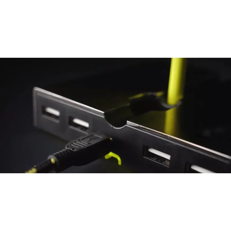 Xtrfy B1 Mouse Bungee LED pelės laikiklis su 4 prievadų USB 2.0 šakotuvu