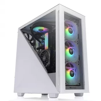 PC korpusas Thermaltake Divider 300 TG Snow Midi Tower baltas