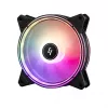 Chieftec NF-1225RGB kompiuterio aušinimo sistema Kompiuterio korpuso ventiliatorius 12 cm Juodas 1 vnt.