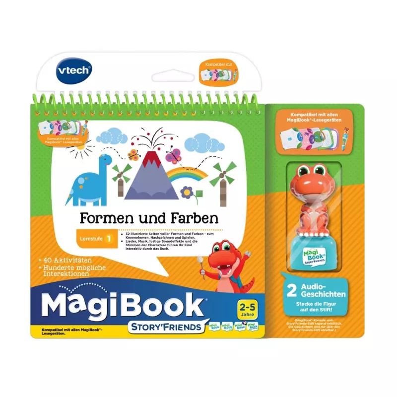 VTech MagiBook 484004, 2 m., Daugiaspalvis