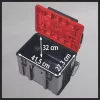 Įrankių dėžė Einhell E-Case L Polipropilenas Juoda Raudona 41.5x27.3x32 cm