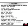 Plytų modelio rinkinys Cobi Ginkluotosios pajėgos KTO Rosomak 2-in-1 (COBI-2629)