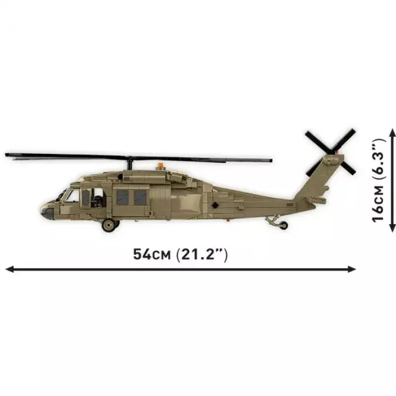 Cobi Sikorsky UH-60 Juoda Hawk konstruktorius, 928 kaladėlės, modelis COBI-5906