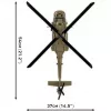 Cobi Sikorsky UH-60 Juoda Hawk konstruktorius, 928 kaladėlės, modelis COBI-5906