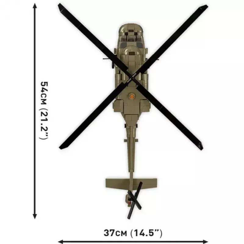 Cobi Sikorsky UH-60 Juoda Hawk konstruktorius, 928 kaladėlės, modelis COBI-5906