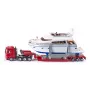Siku sunkiasvoris transporteris su jachta, Sunkiasvorio transporterio modelis, Iš anksto surinktas, 1:87, Berniukui/Mergaitei, 3 m., 99 m.