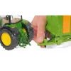 Siku John Deere 6210R, Traktoriaus modelis, 3 m., Metalas, Plastikas, Juoda, Žalia