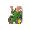 Siku John Deere 6210R, Traktoriaus modelis, 3 m., Metalas, Plastikas, Juoda, Žalia