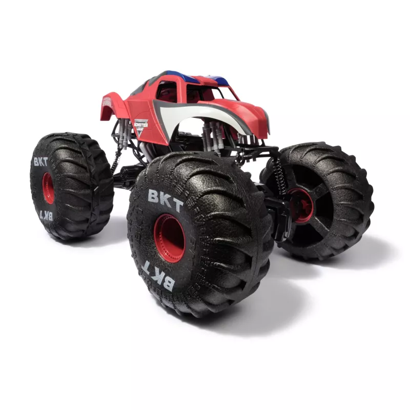 Monster Jam Marvel Mega Spider-Man RC monstrų sunkvežimis, visureigis, virš 2 pėdų ilgio, mastelis 1:6, superherojų žaislai berniukams ir mergaitėms nuo 4 metų