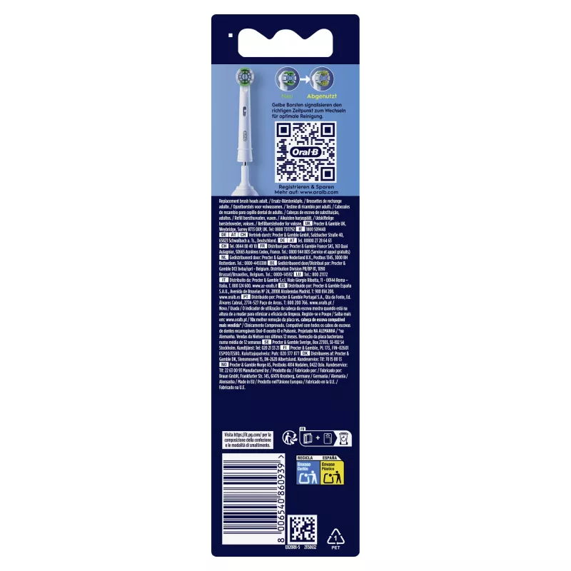 Oral-B Precision Clean 860939 5 vnt. Balta