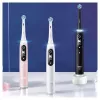 Oral-B iO Duo suaugusiųjų vibracinis dantų šepetėlis Juoda, Rožinė