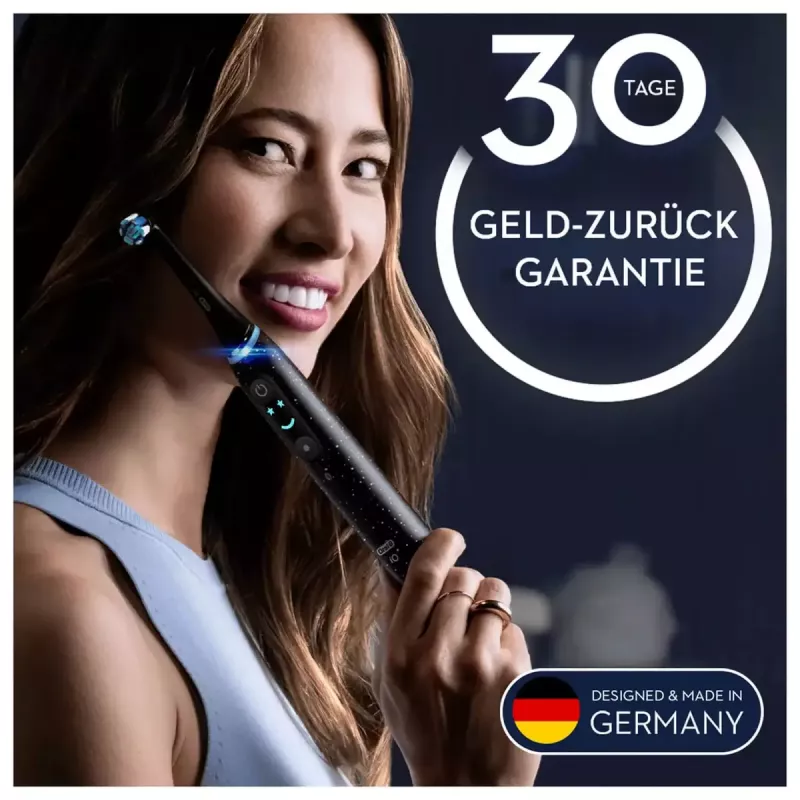 Oral-B iO iO10 suaugusiems skirtas rotacinis dantų šepetėlis, juodas