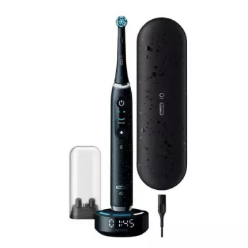 Oral-B iO iO10 suaugusiems skirtas rotacinis dantų šepetėlis, juodas