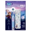 Oral-B Vitality Pro Frozen vaikiškas rotacinis–oscilacinis dantų šepetėlis, juodos, pilkos spalvos