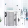 Besisukantis-osciliuojantis dantų šepetėlis Oral-B iO6 White Suaugusiems Baterija 2 šepetėlių galvutės