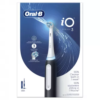 Oral-B 8006540731536 elektrinis dantų šepetėlis Suaugusiems Besisukantis-osciliuojantis dantų šepetėlis Juoda, Balta