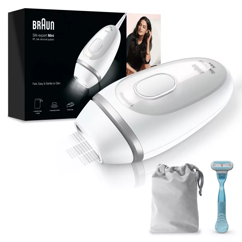 Epilatorius Braun Silk-expert Mini PL1124 intensyvi impulsinė šviesa IPL baltas