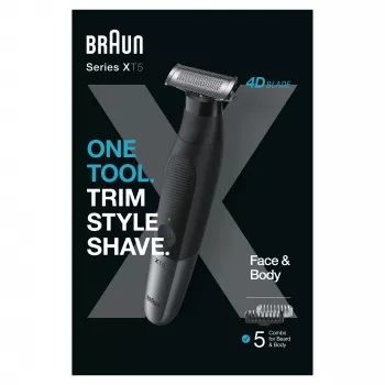 Braun XT5100 Series X hibridinis veido ir kūno plaukų kirpimo įrenginys