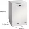 Bosch Serie 2 SMS2HTW08E indaplovė Laisvai pastatoma 13 komplektų