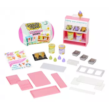 Miniverse Spaces Furniture Pack PDQ, kavinė, 8 m., įvairiaspalvis, plastikinis