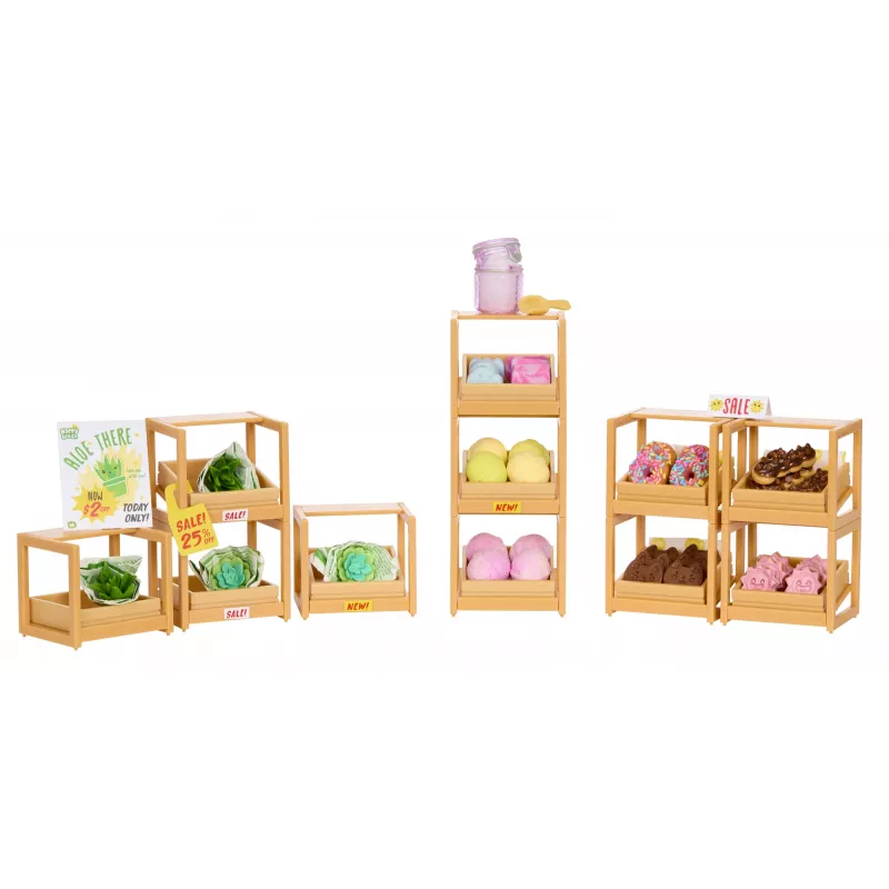 Miniverse Spaces Furniture Pack PDQ, kavinė, 8 m., įvairiaspalvis, plastikinis