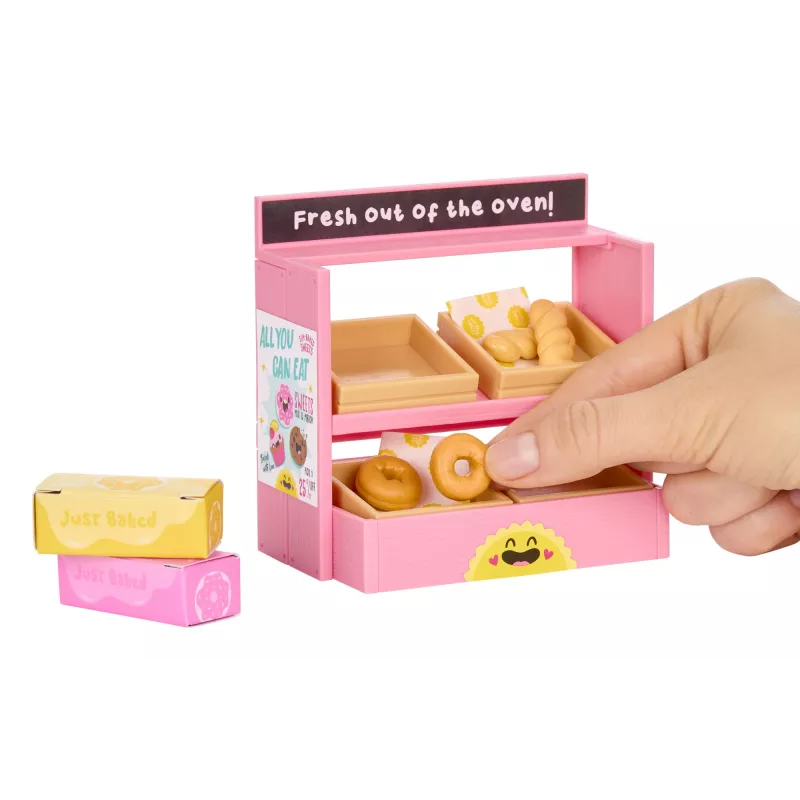 Miniverse Spaces Furniture Pack PDQ, kavinė, 8 m., įvairiaspalvis, plastikinis