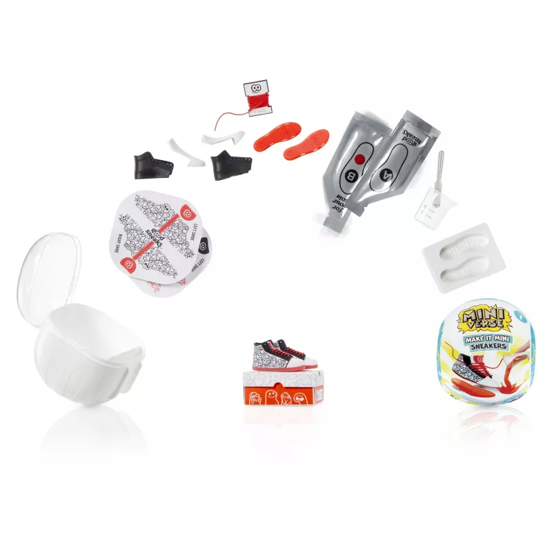 Miniverse Make It Mini Sneakers PDQ, 8 metų, įvairiaspalvis, plastikas
