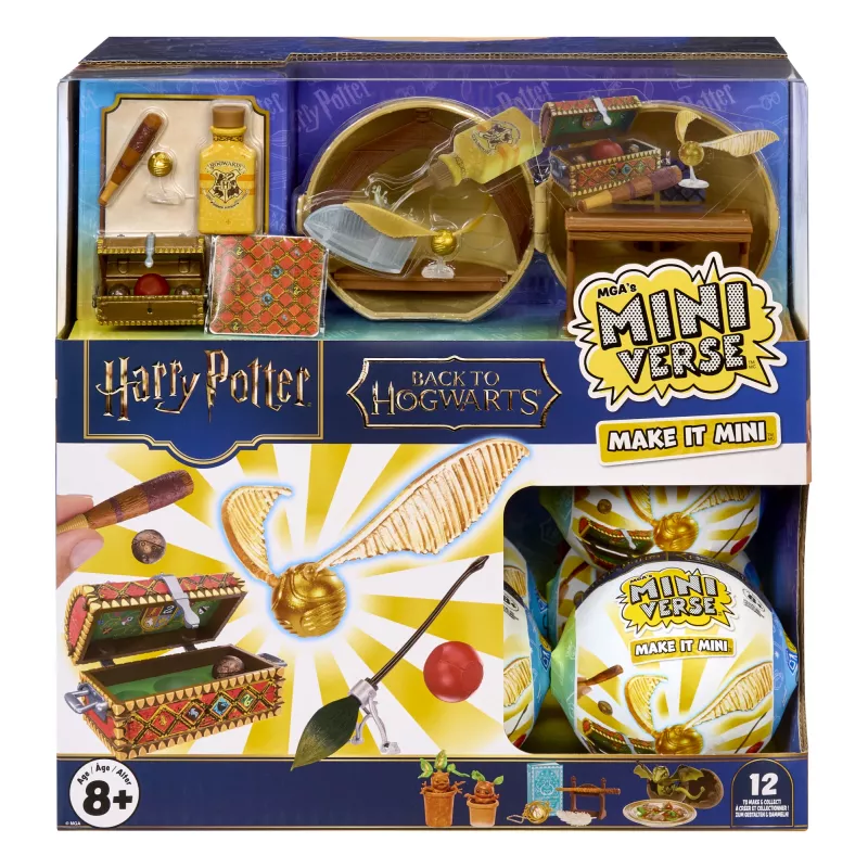 Miniverse Make It Mini Harry Potter Back to Hogwarts PDQ dėžutėje, 8 m., Haris Poteris, įvairiaspalvis, plastikas