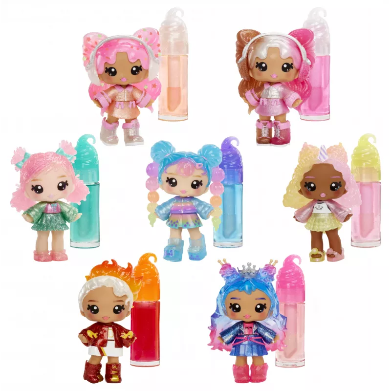 MGA Entertainment Yummiland lūpų blizgesio lėlytė Serija 2 - Paslaptingoji Chase 2 (Neopolitan/Avery Ice Cream)