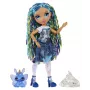 Rainbow High Rainbow Shimmers su gleivėmis mados lėlė - Skyler (mėlyna)