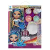 Rainbow High Rainbow Shimmers su gleivėmis mados lėlė - Skyler (mėlyna)