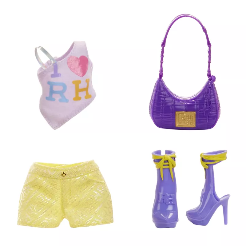 Rainbow High My Fashion Style mados lėlės – Violet, Mados lėlė, Moteriška, 4 m., Berniukas/Mergaitė, 280 mm, Įvairiaspalvė