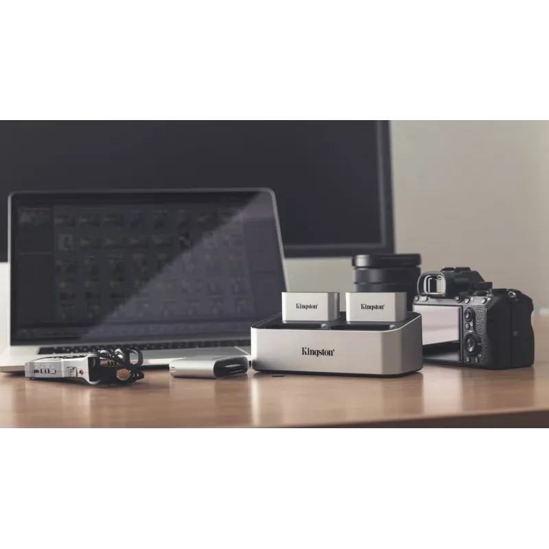 Kingston Technology USB3.2 Gen1 Workflow Dual-Slot microSDHC/SDXC UHS-II kortelių skaitytuvas