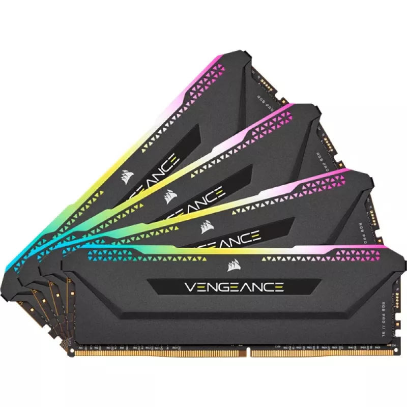 CORSAIR Memory 32GB DDR4 3200MHz C16 (4x8gb) Vengeance RGB Pro Juoda