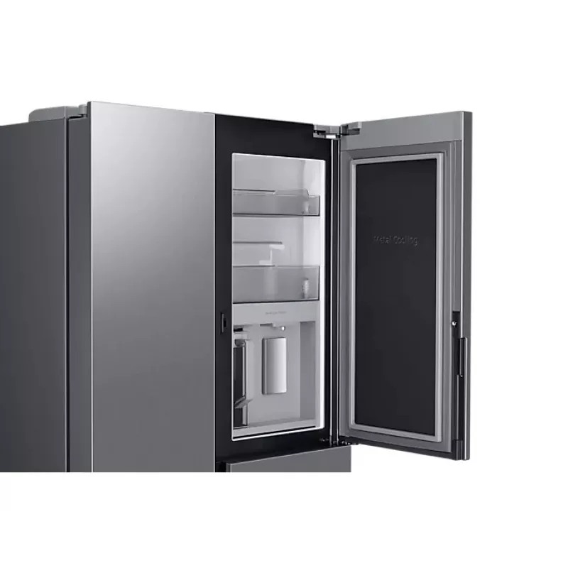 Šaldytuvas Samsung RH69B8920S9/EG šalia vienas kito Laisvai pastatomas 645 L Nerūdijantis plienas