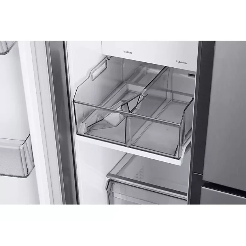 Šaldytuvas Samsung RH69B8920S9/EG šalia vienas kito Laisvai pastatomas 645 L Nerūdijantis plienas