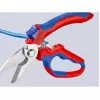 „Knipex 95 05 20 SB“ replės Nerūdijantis plienas Plastikinė rankena Mėlyna Raudona