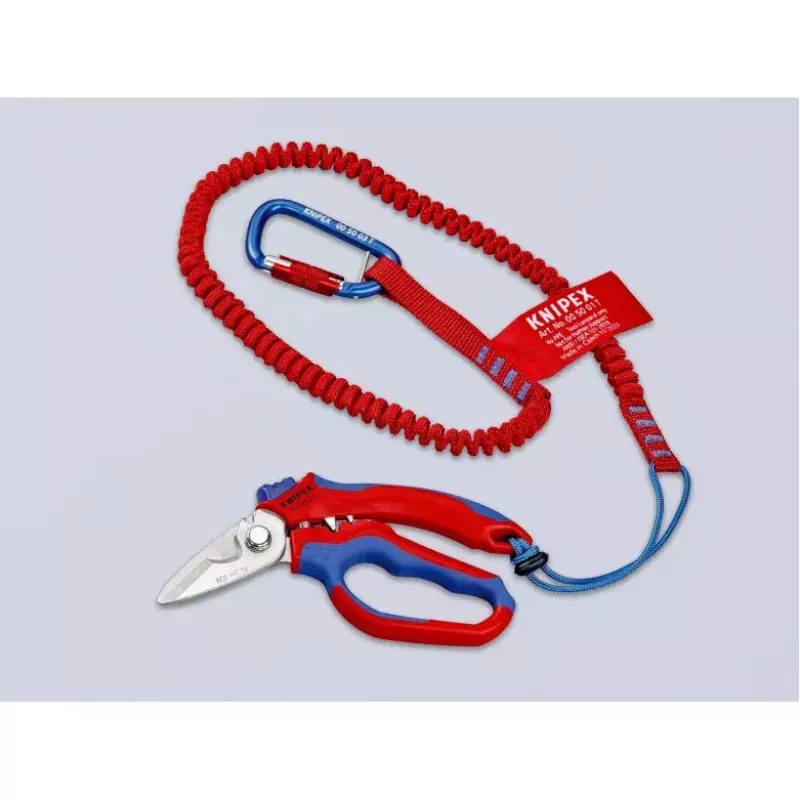 „Knipex 95 05 20 SB“ replės Nerūdijantis plienas Plastikinė rankena Mėlyna Raudona
