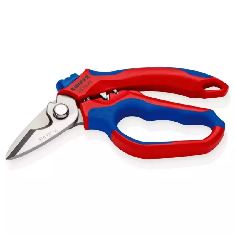 „Knipex 95 05 20 SB“ replės Nerūdijantis plienas Plastikinė rankena Mėlyna Raudona