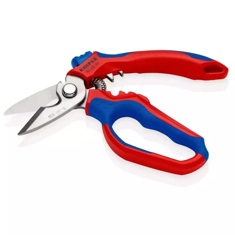 „Knipex 95 05 20 SB“ replės Nerūdijantis plienas Plastikinė rankena Mėlyna Raudona