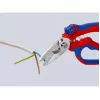 „Knipex 95 05 20 SB“ replės Nerūdijantis plienas Plastikinė rankena Mėlyna Raudona