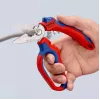 „Knipex 95 05 20 SB“ replės Nerūdijantis plienas Plastikinė rankena Mėlyna Raudona