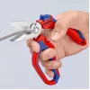 „Knipex 95 05 20 SB“ replės Nerūdijantis plienas Plastikinė rankena Mėlyna Raudona