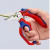„Knipex 95 05 20 SB“ replės Nerūdijantis plienas Plastikinė rankena Mėlyna Raudona